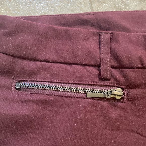 Dalia Collection Modern Fit Burgundy Women’s Dress Pants Size 10 - Picture 4 of 7